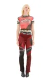 Ottolinger Red Printed Lounge Pants In Soccer Print