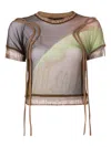 Ottolinger Mesh T-shirt In Multi