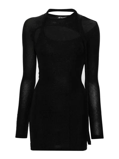Ottolinger Cut-out Details Mini Dress In Multi