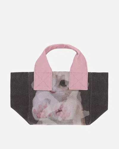 Ottolinger Mini Tote Bag Cat Print In Multicolor