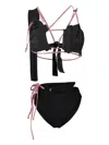 Ottolinger Multi-strap Bikini In Black