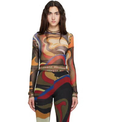 Ottolinger Multicolor Mesh Longsleeve T-shirt