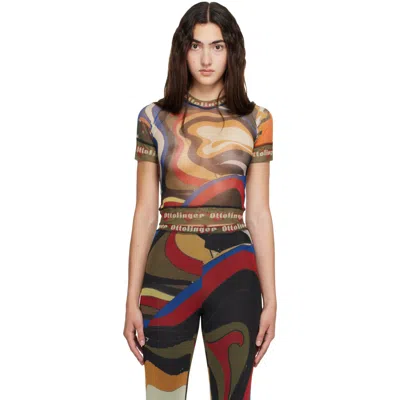 Ottolinger Multicolor Mesh T-shirt