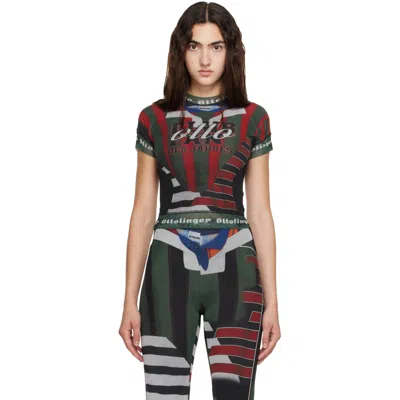 Ottolinger Multicolor Mesh T-shirt In Green