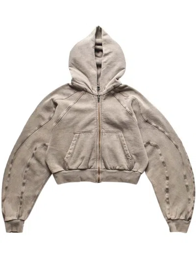 Ottolinger Multiline Hoodie In Braun