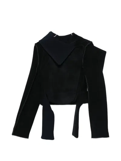 Ottolinger Navy Jacket In Black