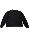 Ottolinger Open Knit Collar "black" Sweater In Black