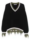 Ottolinger Black Oversized Sweater In Black