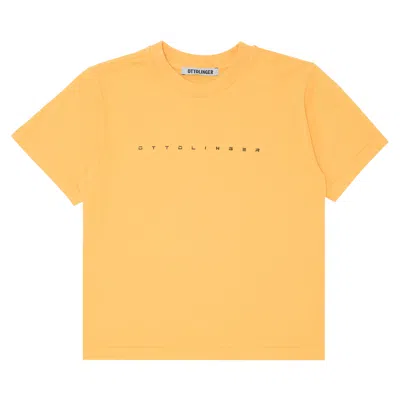 Pre-owned Ottolinger Organic Fitted T-shirt 'yellow'