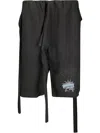 Ottolinger Otto Wrap Track Shorts In Schwarz