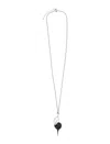 Ottolinger Asymmetrical Pearl Drop Necklace In Black