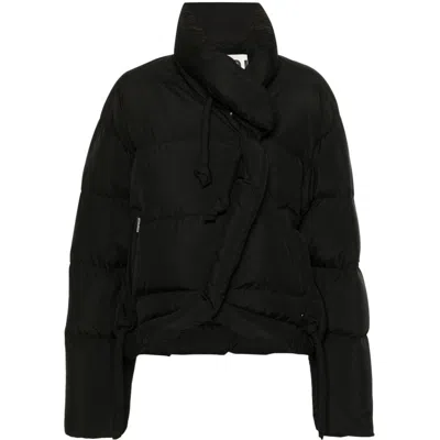 Ottolinger Asymmetric Short Down Jacket In Black