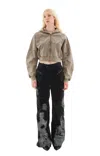 Ottolinger Oversized Cargo Jeans In Velvet Print