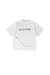 Ottolinger Oversized Logo T-shirt White In White