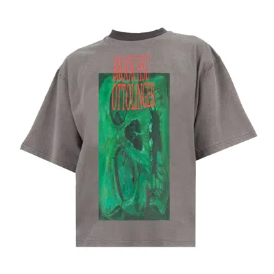 Pre-owned Ottolinger Oversized T-shirt 'dark Grey' | Women's Size S