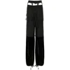 Ottolinger Raw-cut Finish Trousers In Black