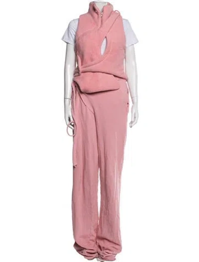 Pre-owned Ottolinger Pant Set In Pink