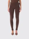 Ottolinger High-waisted Sculptural Seam Leggings In Brown
