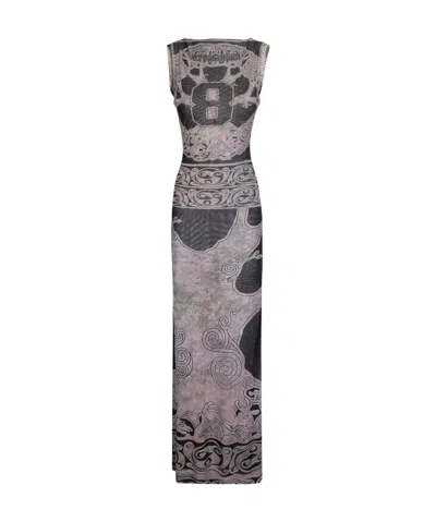 Ottolinger Patterned Dress In Gray
