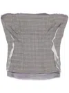 Ottolinger Wool Blend Corset In Grey