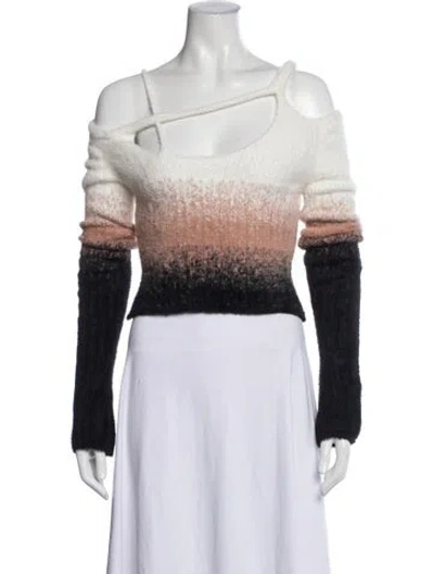 Pre-owned Ottolinger Printed Asymmetrical Top In Multi