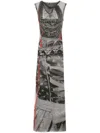 OTTOLINGER PRINTED LONG DRESS