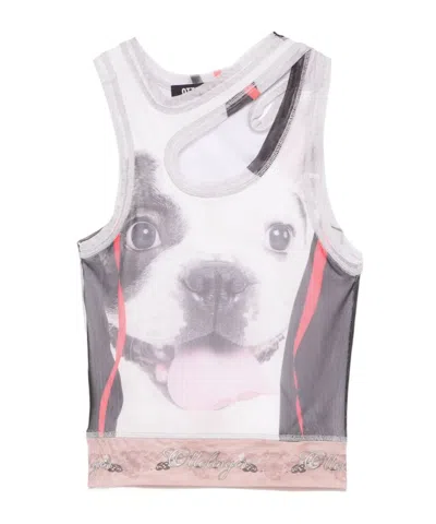 Ottolinger Printed Vest In White