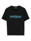 Ottolinger Puffy Logo-embroidered T-shirt In Black