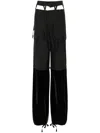 Ottolinger Raw-cut Finish Trousers In Black
