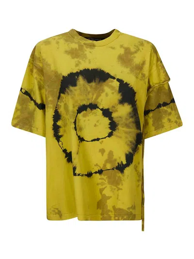 Ottolinger Reconstructed Oversized T-shirt In Yellow