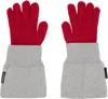 Ottolinger Red & Gray Deconstructed Sleeve Glove