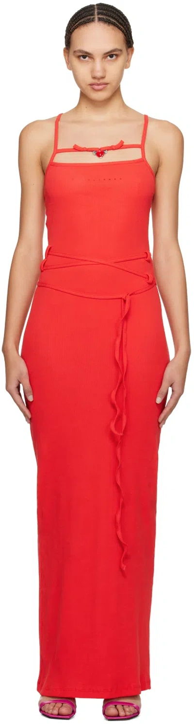 Ottolinger Red Charmed Maxi Dress