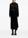 Ottolinger Ruffled Satin Dress In Black