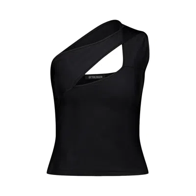 Pre-owned Ottolinger Scuba Top 'black' | Women's Size M