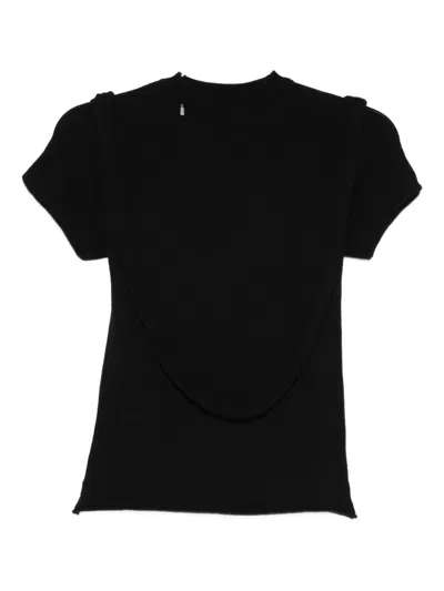 Ottolinger Short-sleeve T-shirt In Black