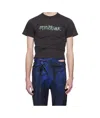 Ottolinger Fitted T-shirt With Puff Paint In Black