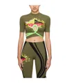 Ottolinger Green Wrap T-shirt In Green
