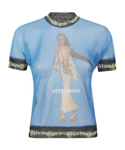 Ottolinger Short-sleeve T-shirt In Brown