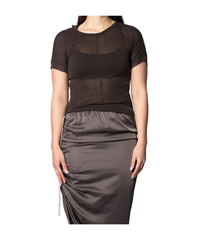 Ottolinger Short-sleeve T-shirt In Brown