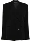 Ottolinger Signature Split Pinstripe Blazer In 黑色