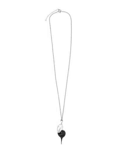 OTTOLINGER SILVER CHARM PENDANT NECKLACE