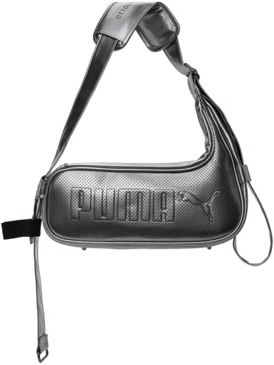 Ottolinger Silver Puma Edition Racer Bag In Puma Aged Silver