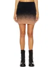 Ottolinger Knit Mini Skirt In Black