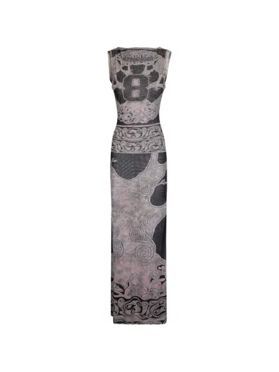 Ottolinger Sleeveless Maxi Dress In Black