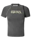 Ottolinger Deconstructed Fitted T-shirt In Grey