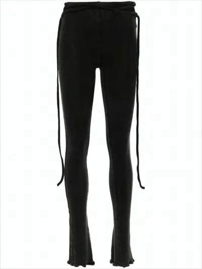 Ottolinger Slim Tapered Jogger Pants With Cut-out Detail In Black