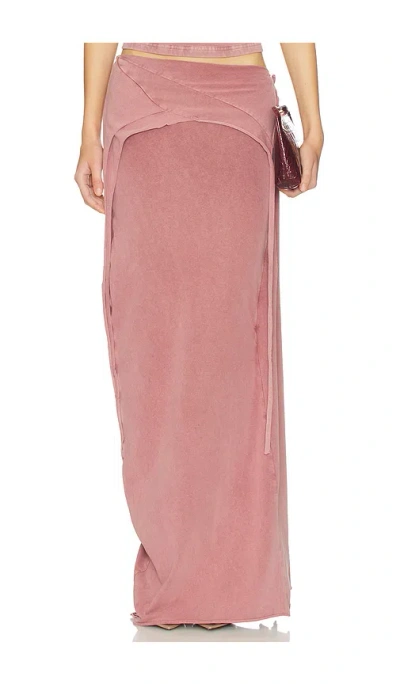 Ottolinger Slitted Maxi Skirt In Pink