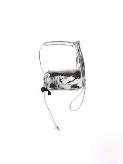 OTTOLINGER SMALL BAG WOMAN SILVER  IN POLYESTER