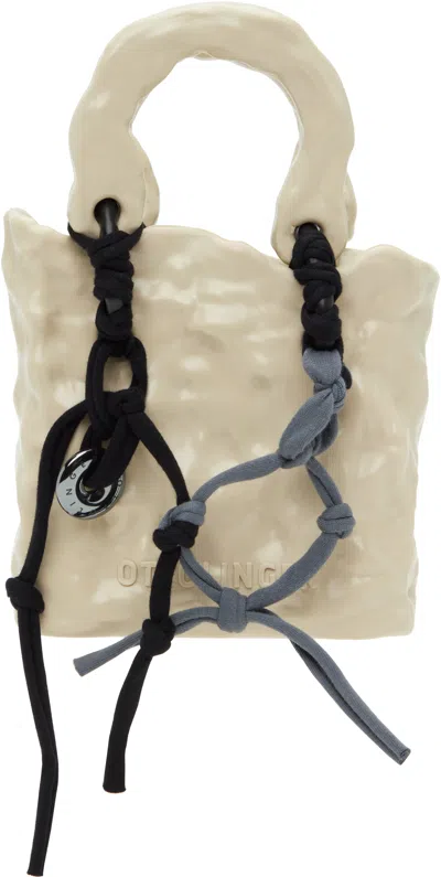 Ottolinger Ssense Exclusive Beige Signature Ceramic Bag