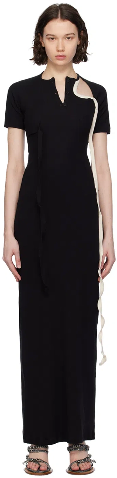 Ottolinger Ssense Exclusive Black Maxi Dress